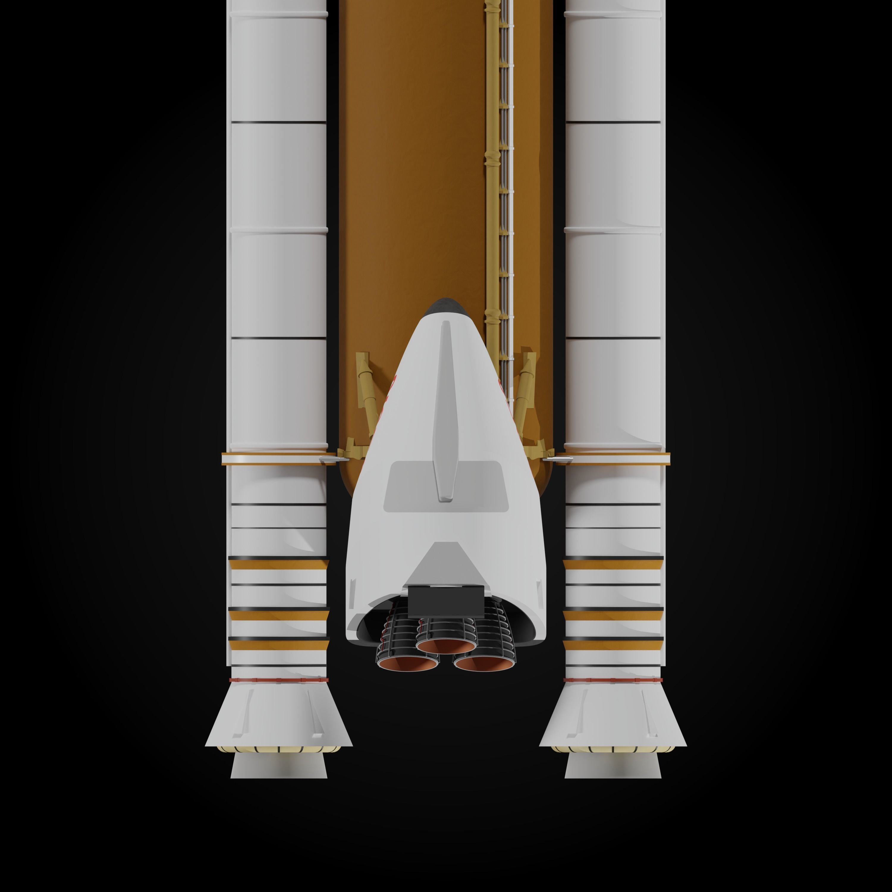 Martin Marietta Unmanned Launch Vehicle 3D model_6