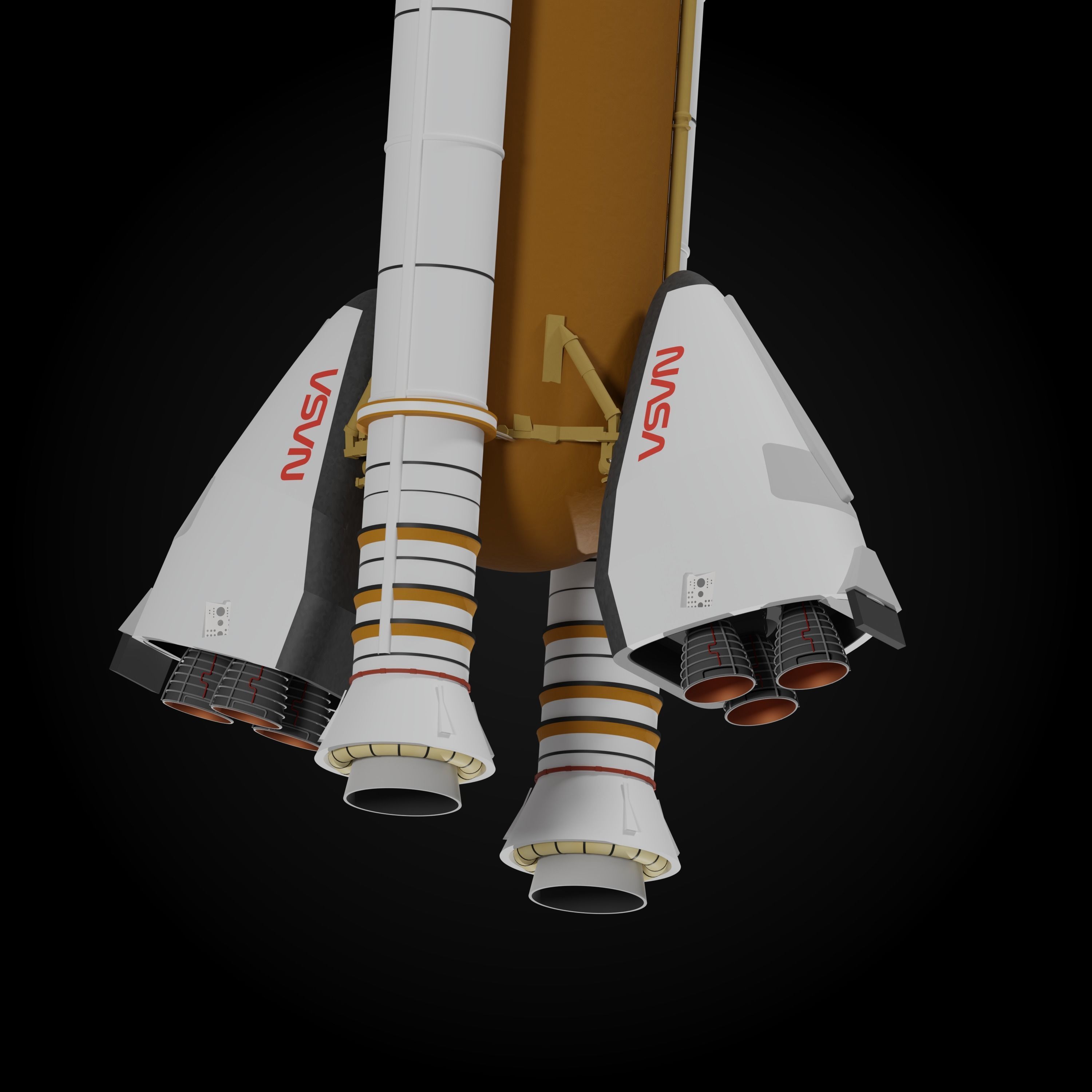 Martin Marietta Unmanned Launch Vehicle 3D model_5