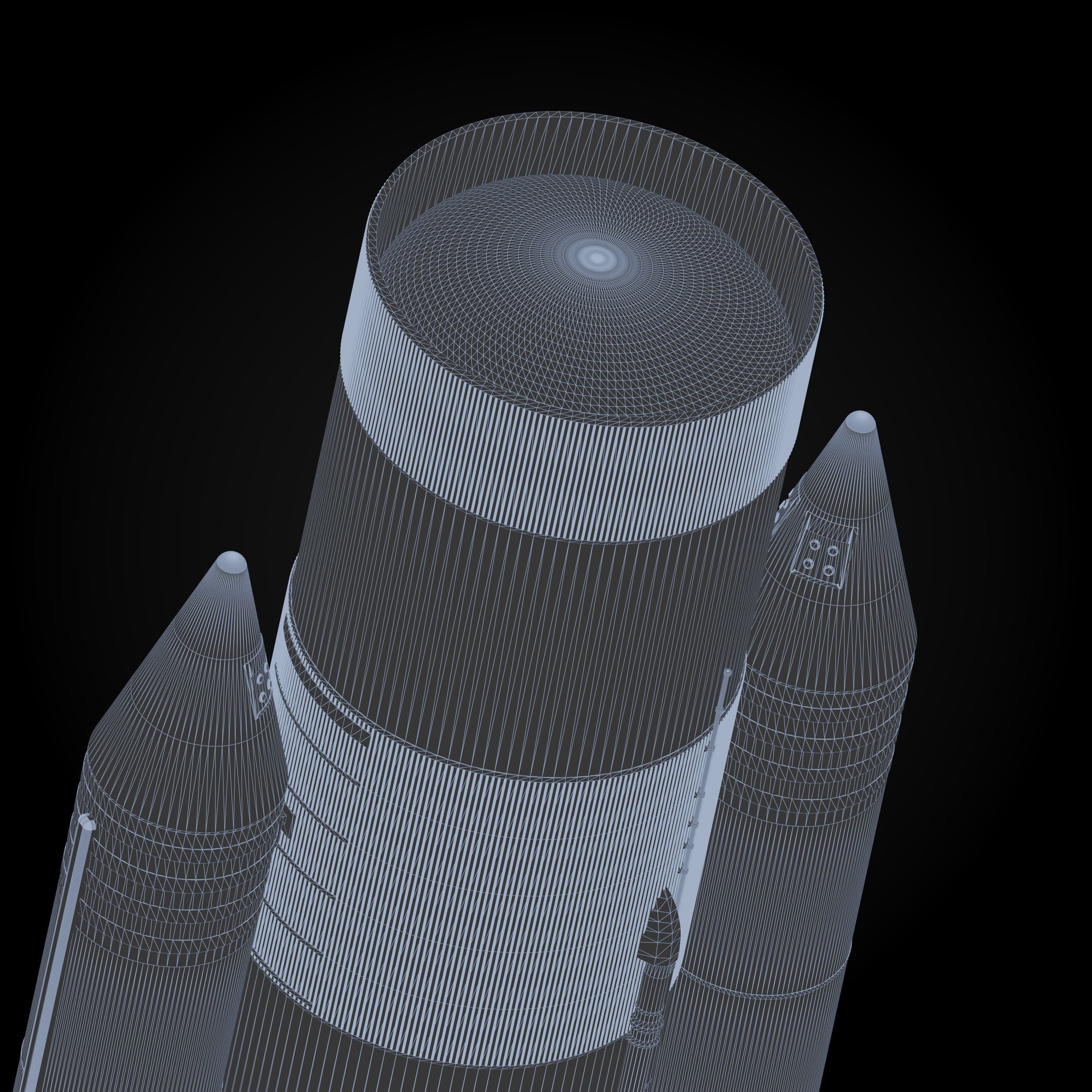 Martin Marietta Unmanned Launch Vehicle 3D model_14