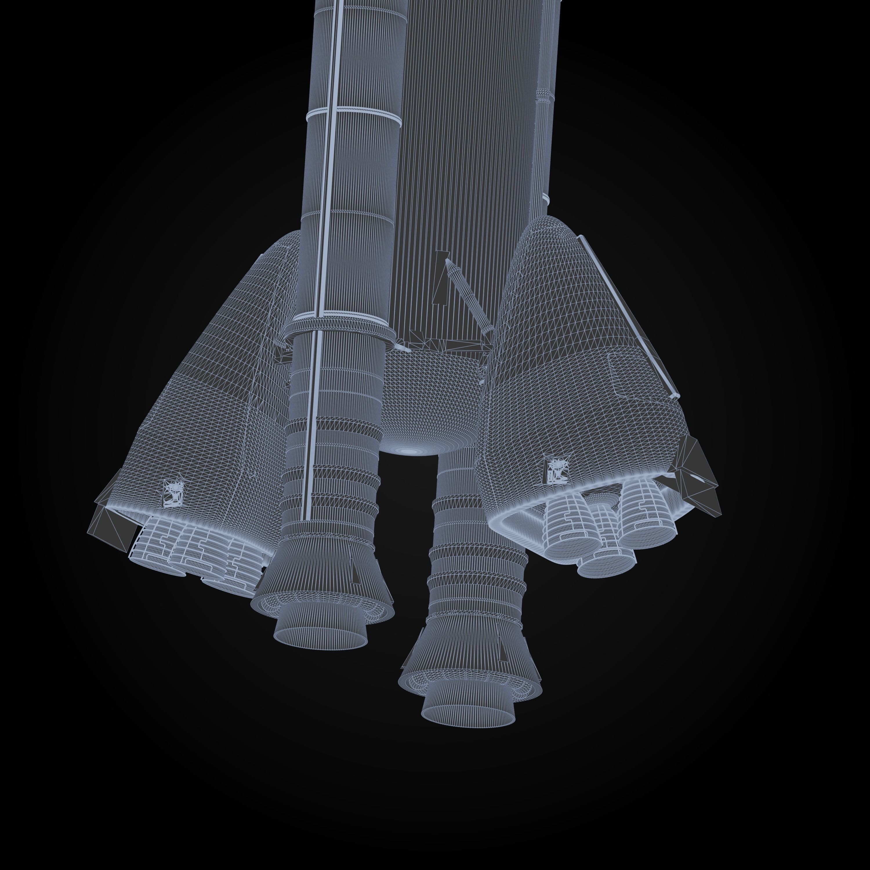 Martin Marietta Unmanned Launch Vehicle 3D model_11