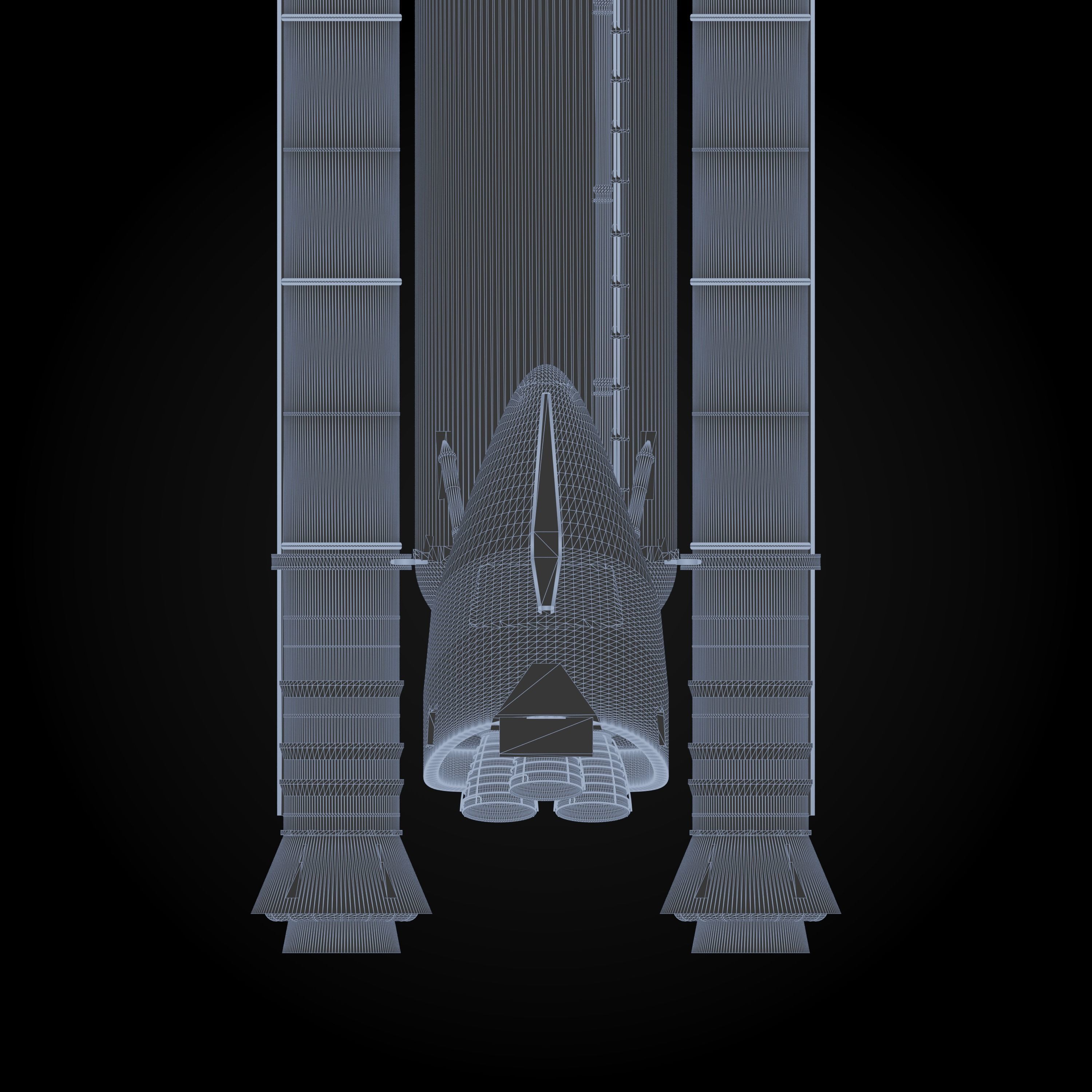 Martin Marietta Unmanned Launch Vehicle 3D model_13