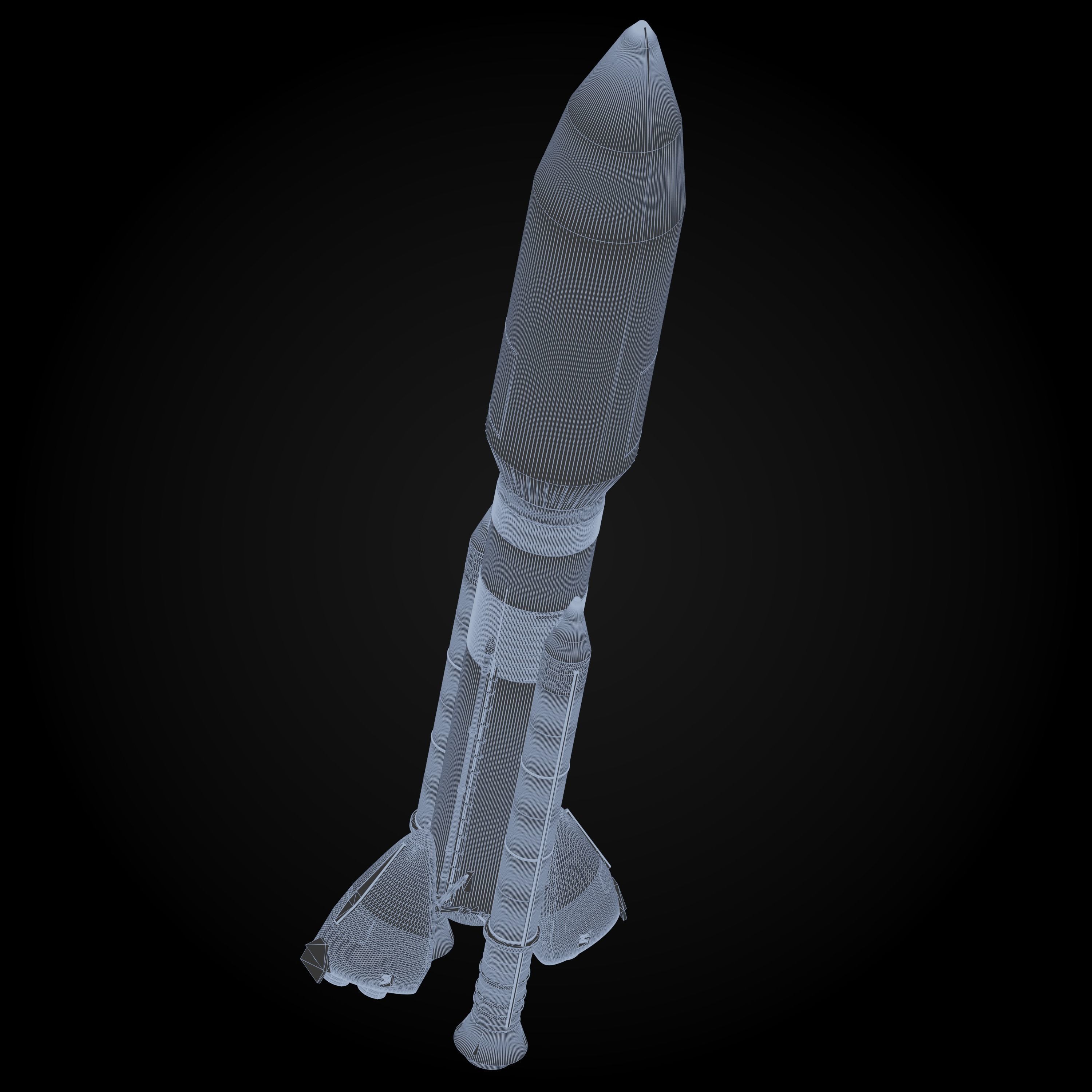 Martin Marietta Unmanned Launch Vehicle 3D model_9