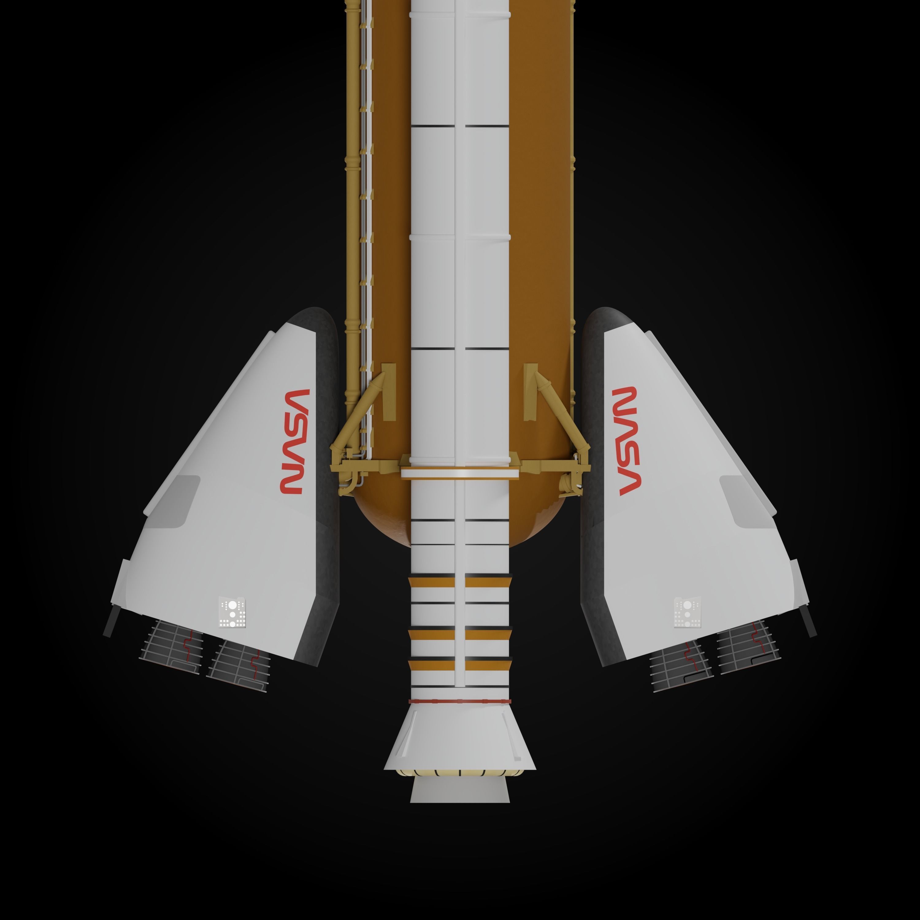 Martin Marietta Unmanned Launch Vehicle 3D model_4