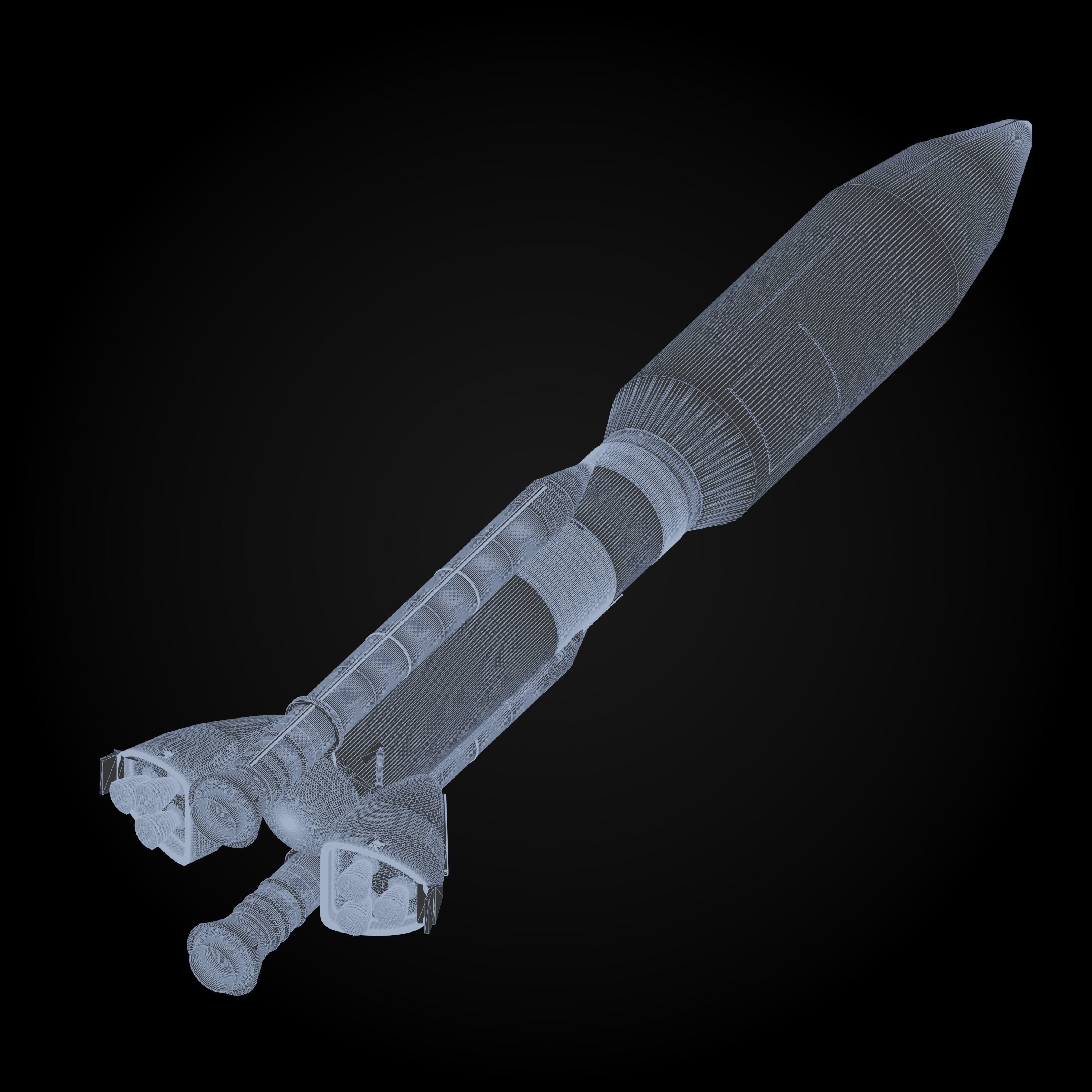 Martin Marietta Unmanned Launch Vehicle 3D model_15