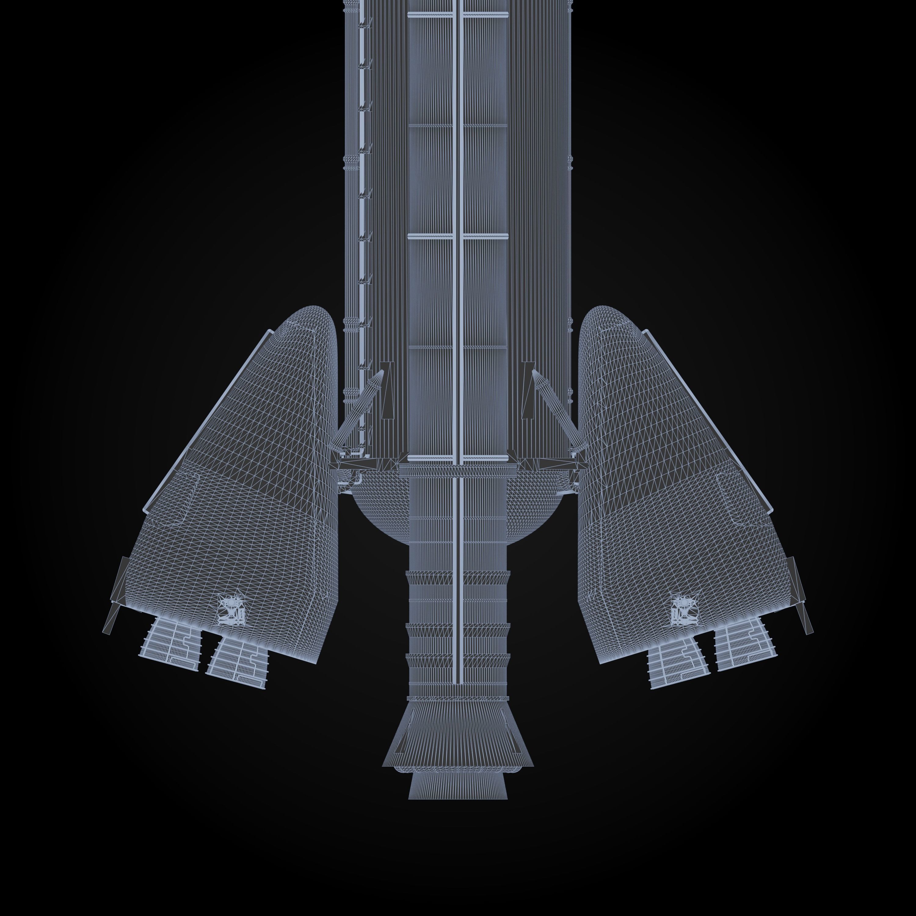 Martin Marietta Unmanned Launch Vehicle 3D model_12