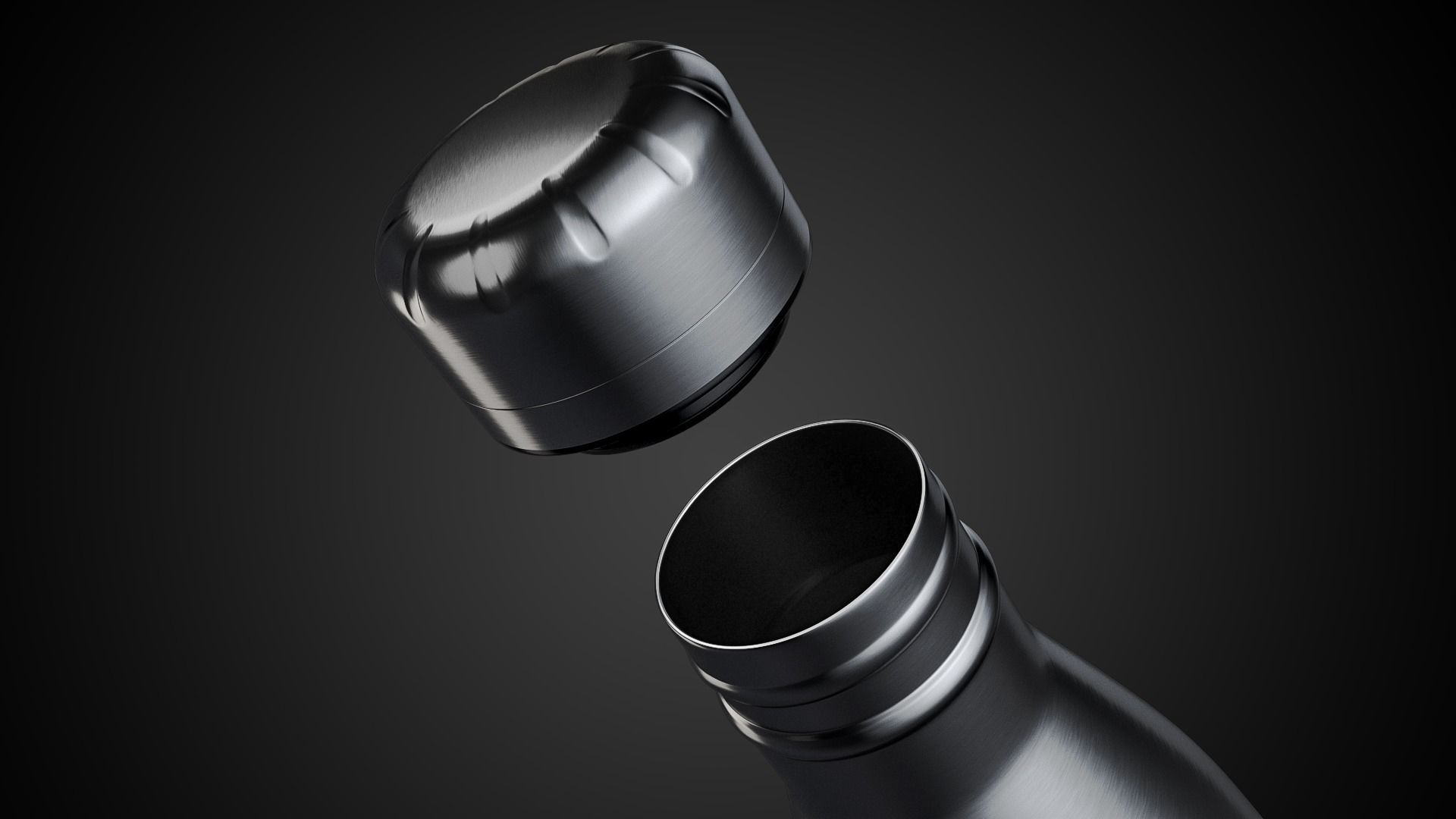 Vacuum Flask 3D model_1