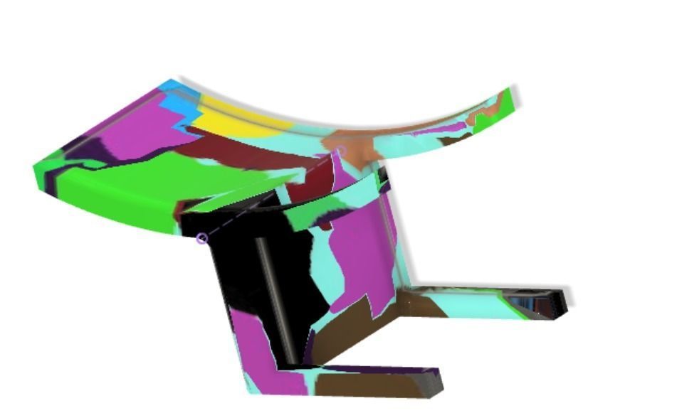  other draw for 3d chair  Low-poly 3D model_5