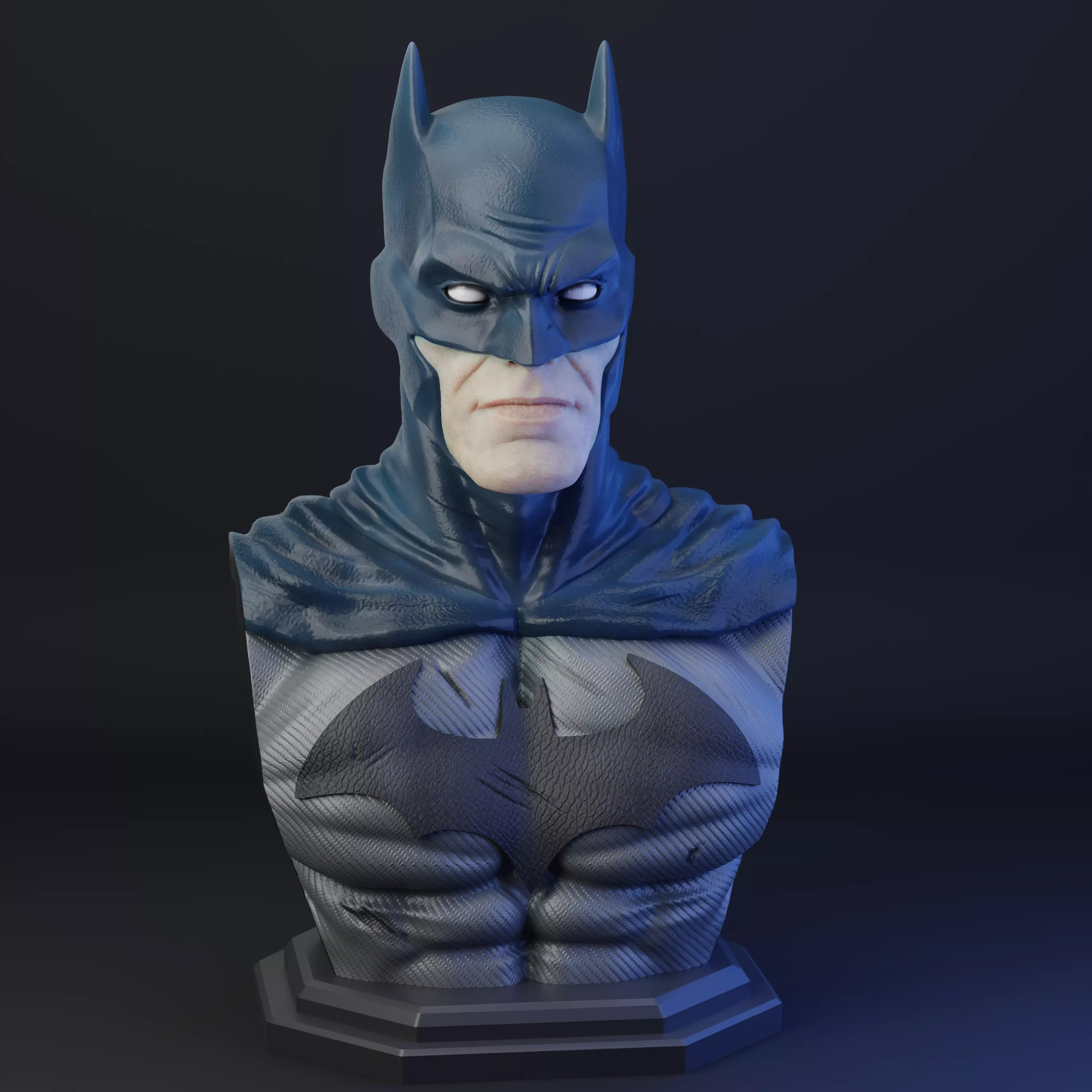 Batman Bust STL 3D Print Model 3D print model_0