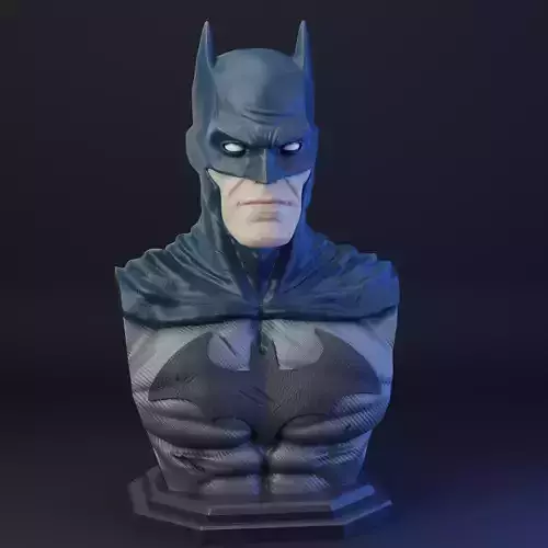 Batman Bust STL 3D Print Model