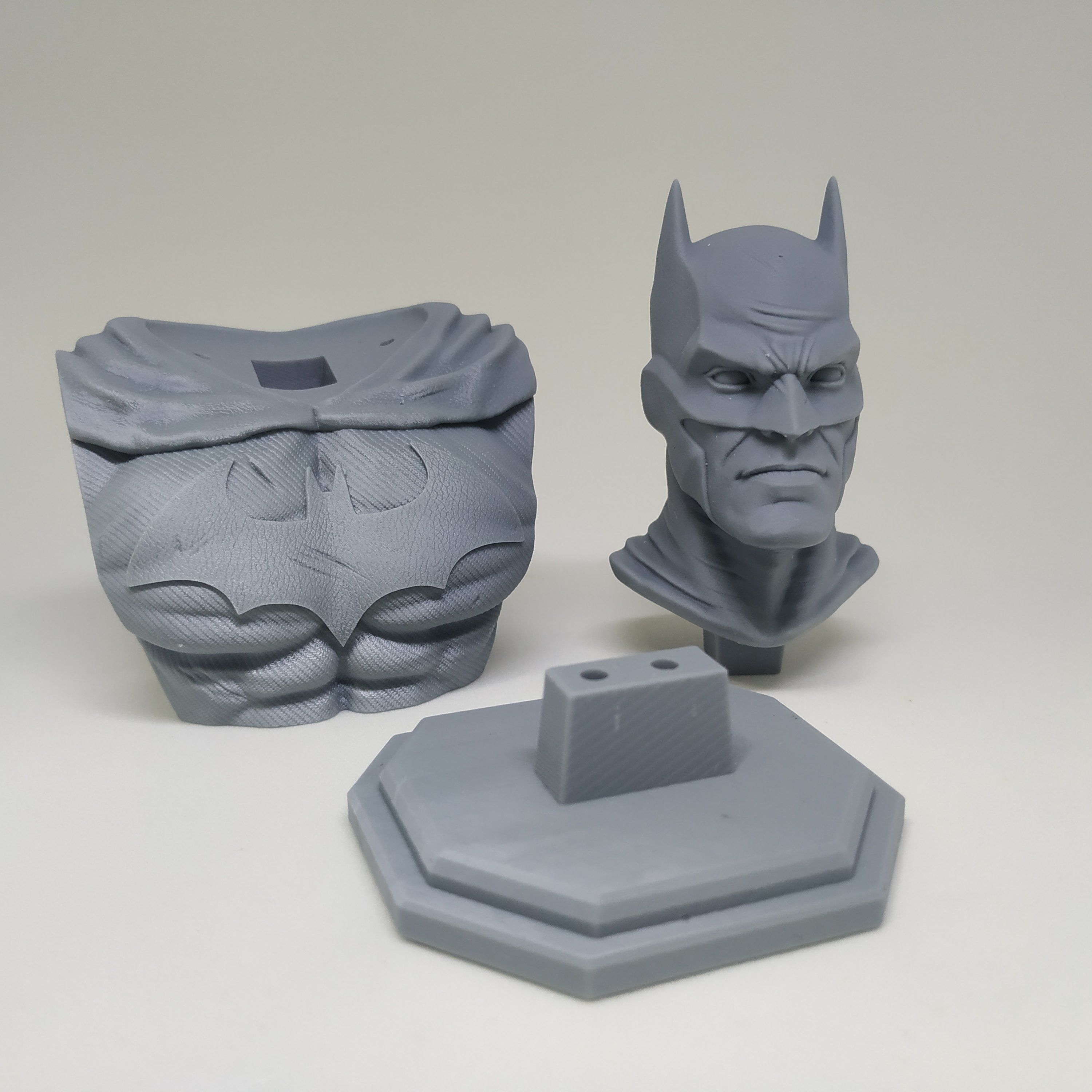 Batman Bust STL 3D Print Model 3D print model_7