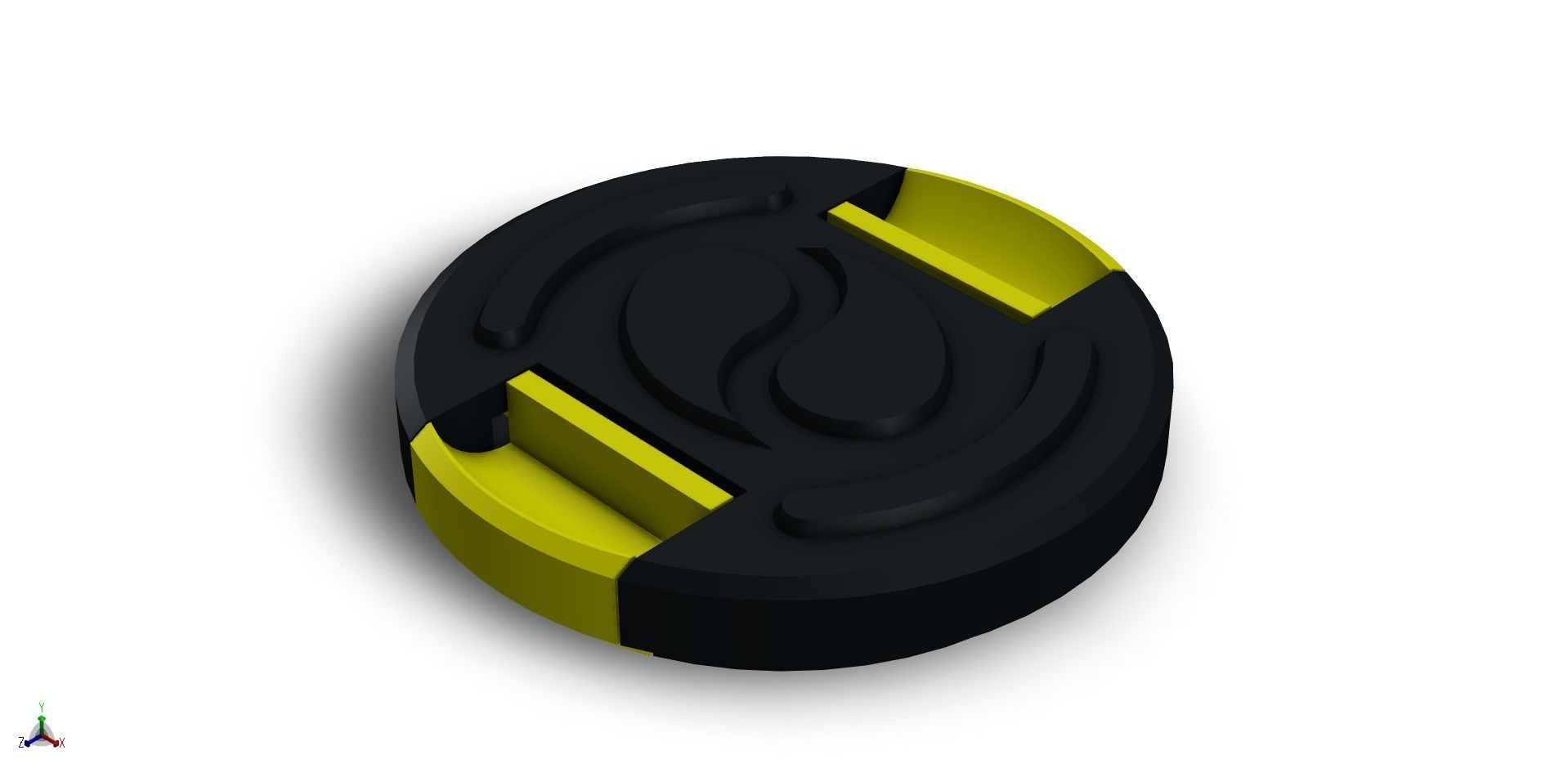 Lens Cap - 49mm Filter Size 3D print model_1