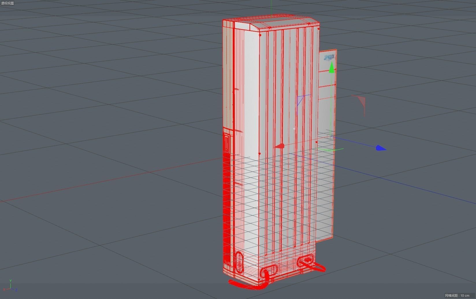 Midea air conditioner Household appliances 3D model_13