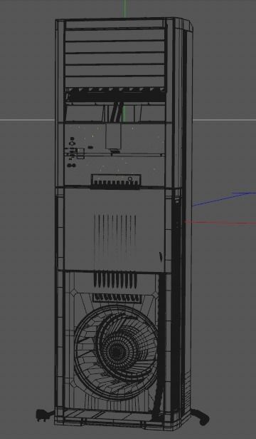 Midea air conditioner Household appliances 3D model_7