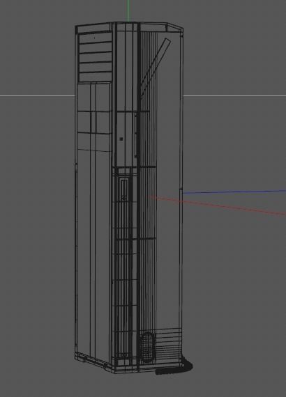 Midea air conditioner Household appliances 3D model_5