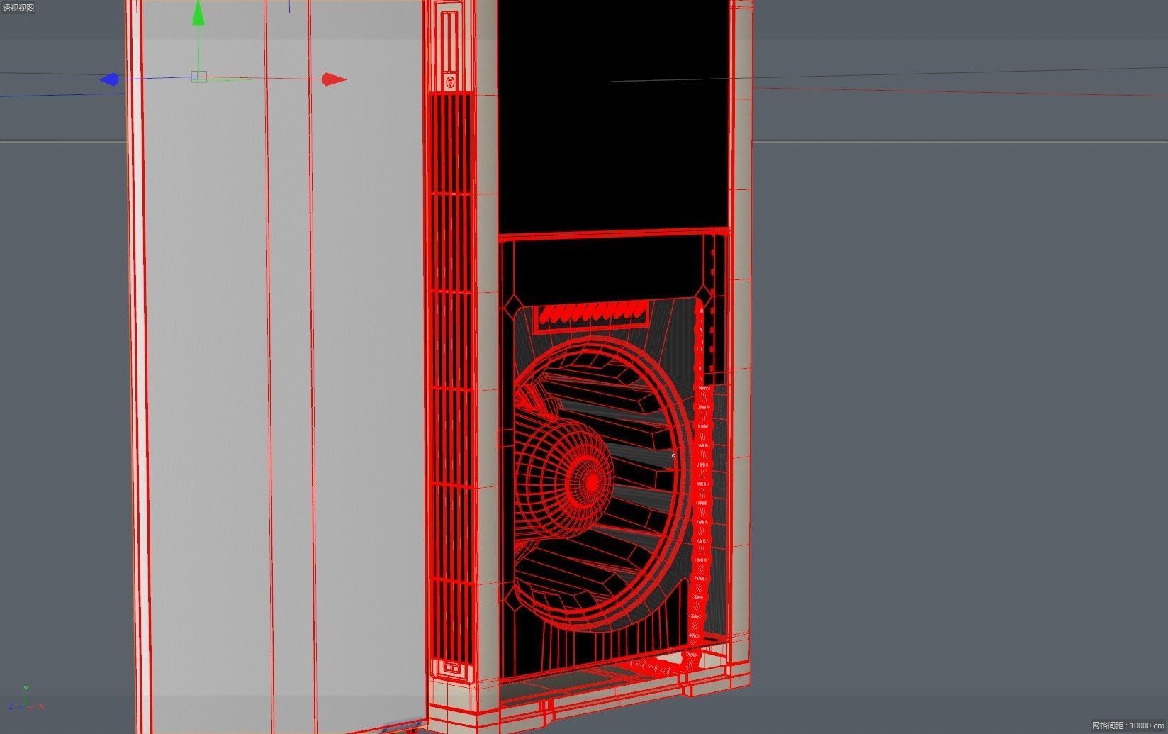 Midea air conditioner Household appliances 3D model_11