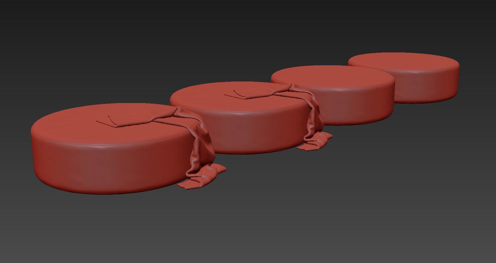 Spool Ottoman By Kardiel 3D model_15