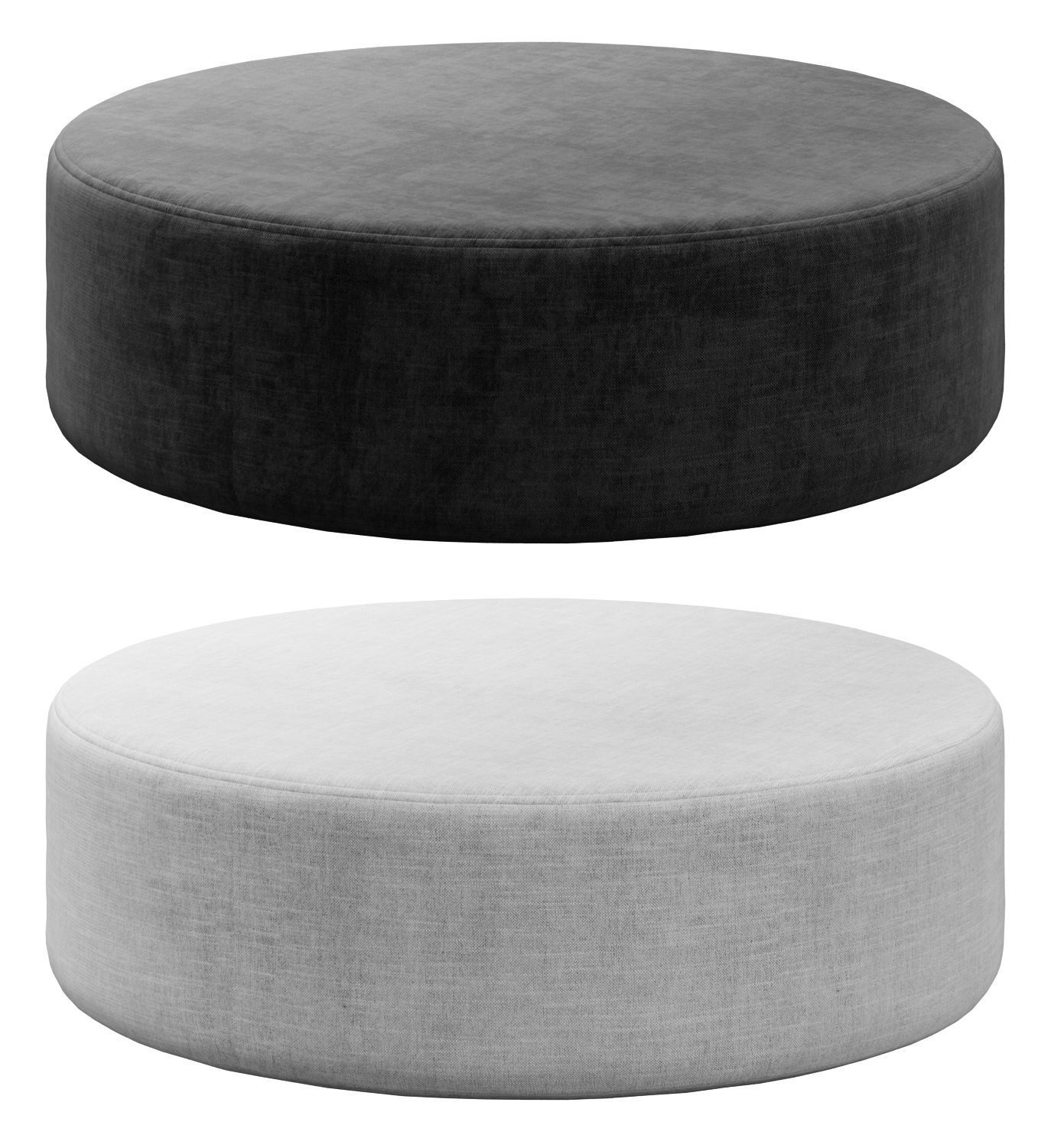 Spool Ottoman By Kardiel 3D model_5