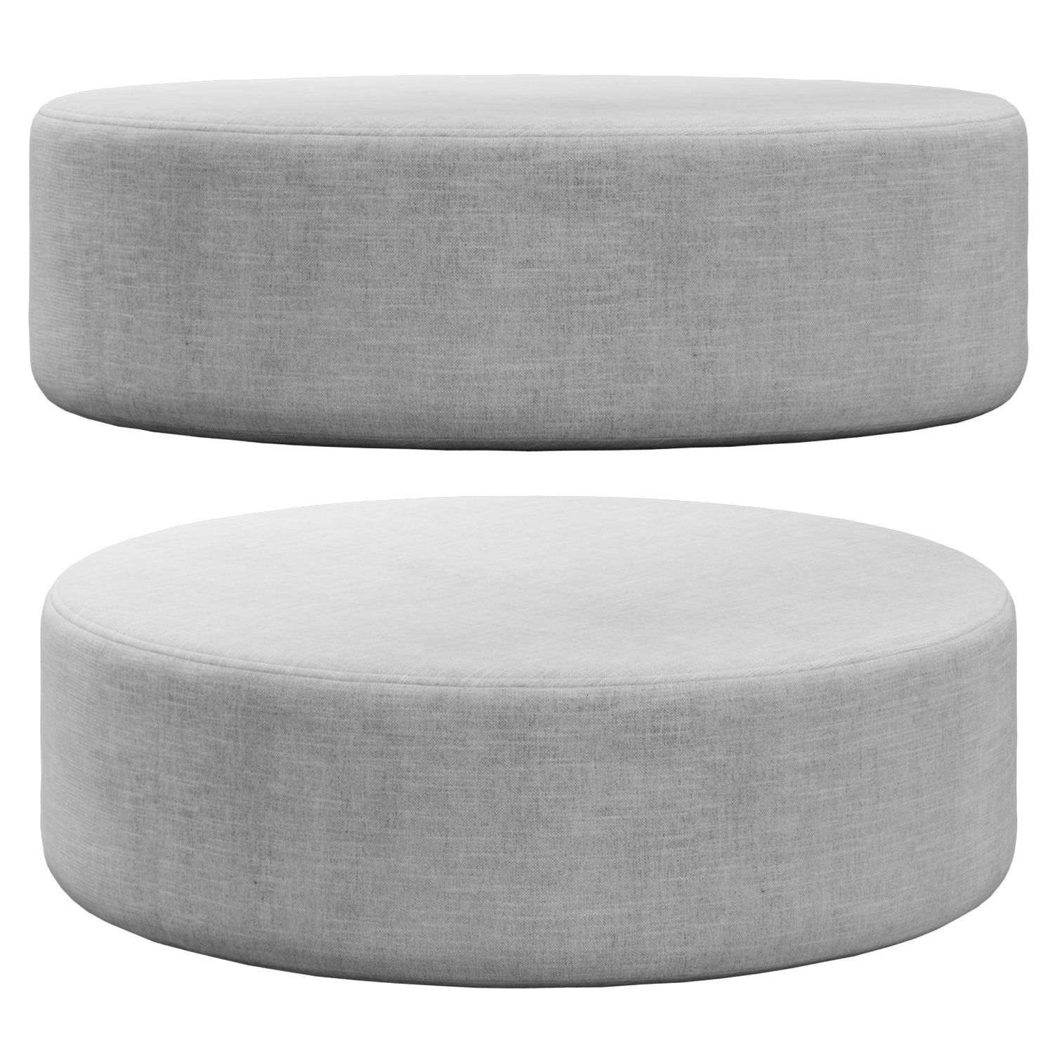 Spool Ottoman By Kardiel 3D model_11