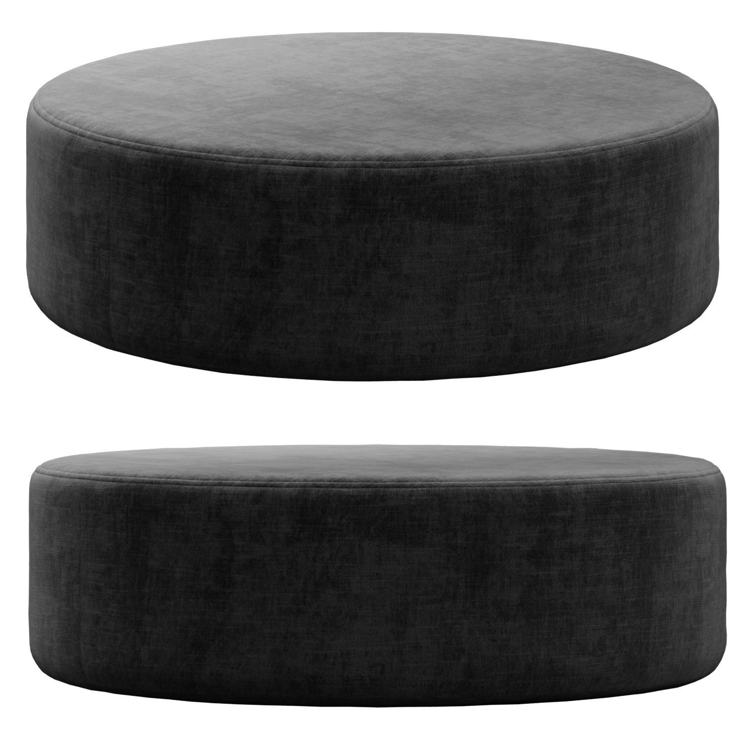 Spool Ottoman By Kardiel 3D model_9