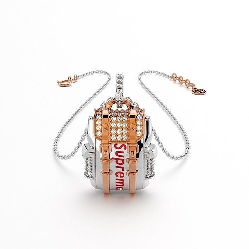 elegant necklace 3D print model