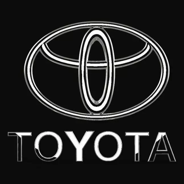 Toyota logo 3D print model_0