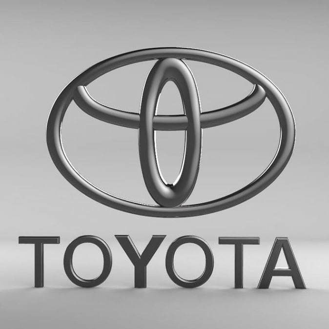Toyota logo 3D print model_4