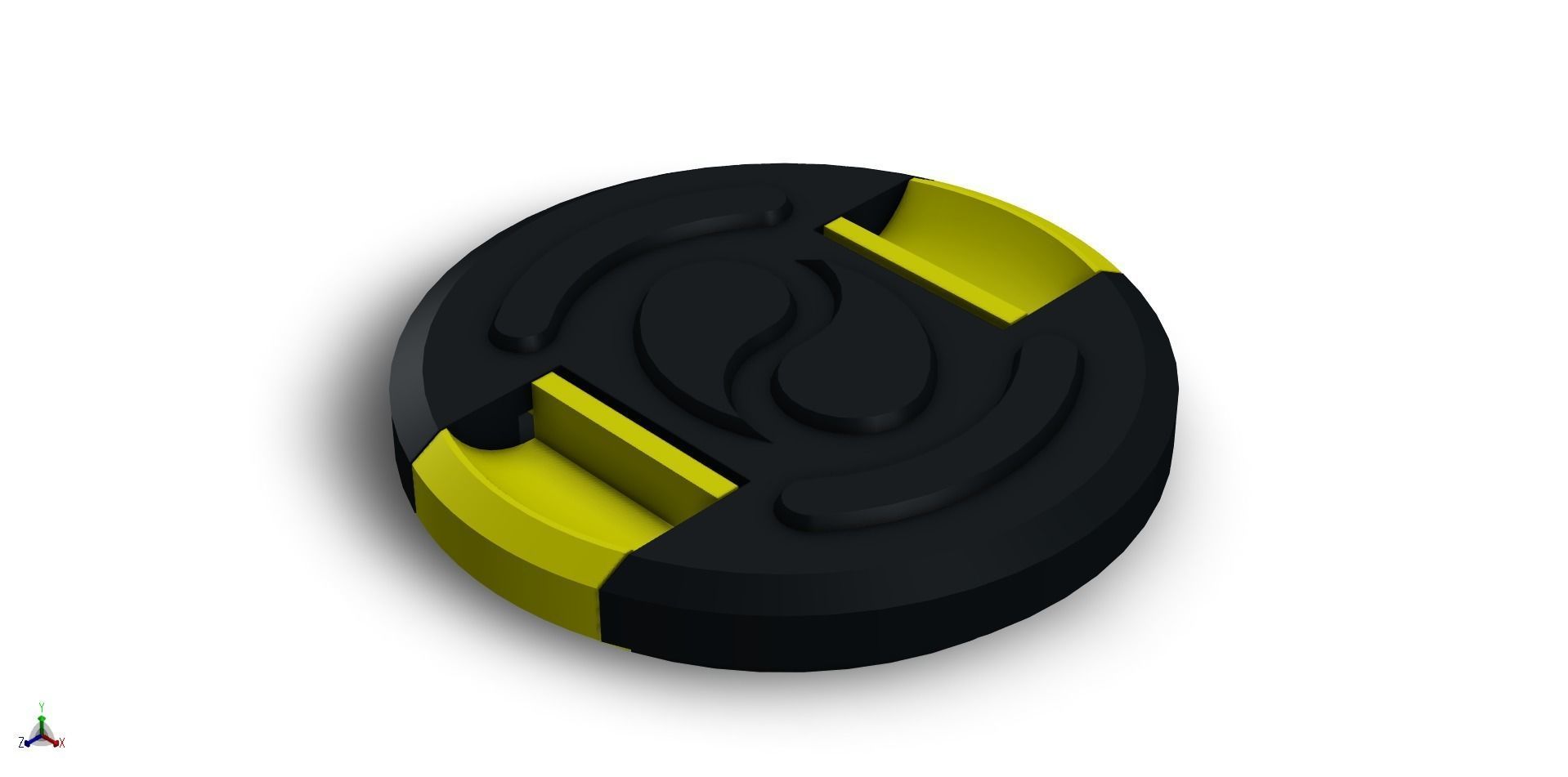 Lens Cap - 55mm Filter Size 3D print model_1