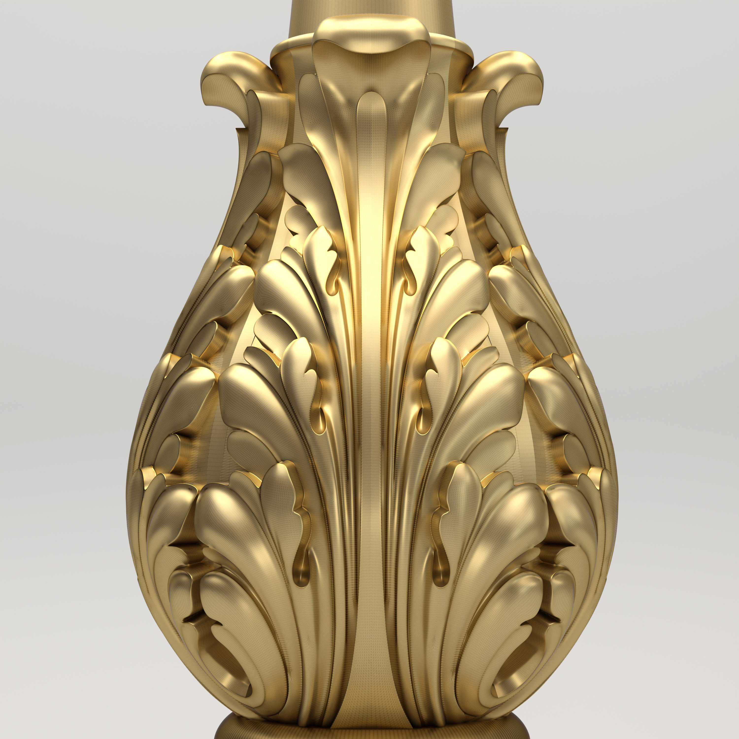 Carved Column 3D model_9