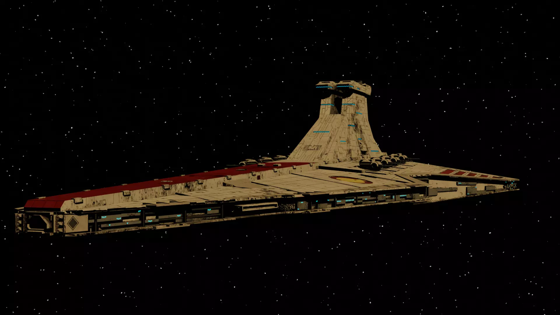 Venator Class Star Destroyer 3D model_0