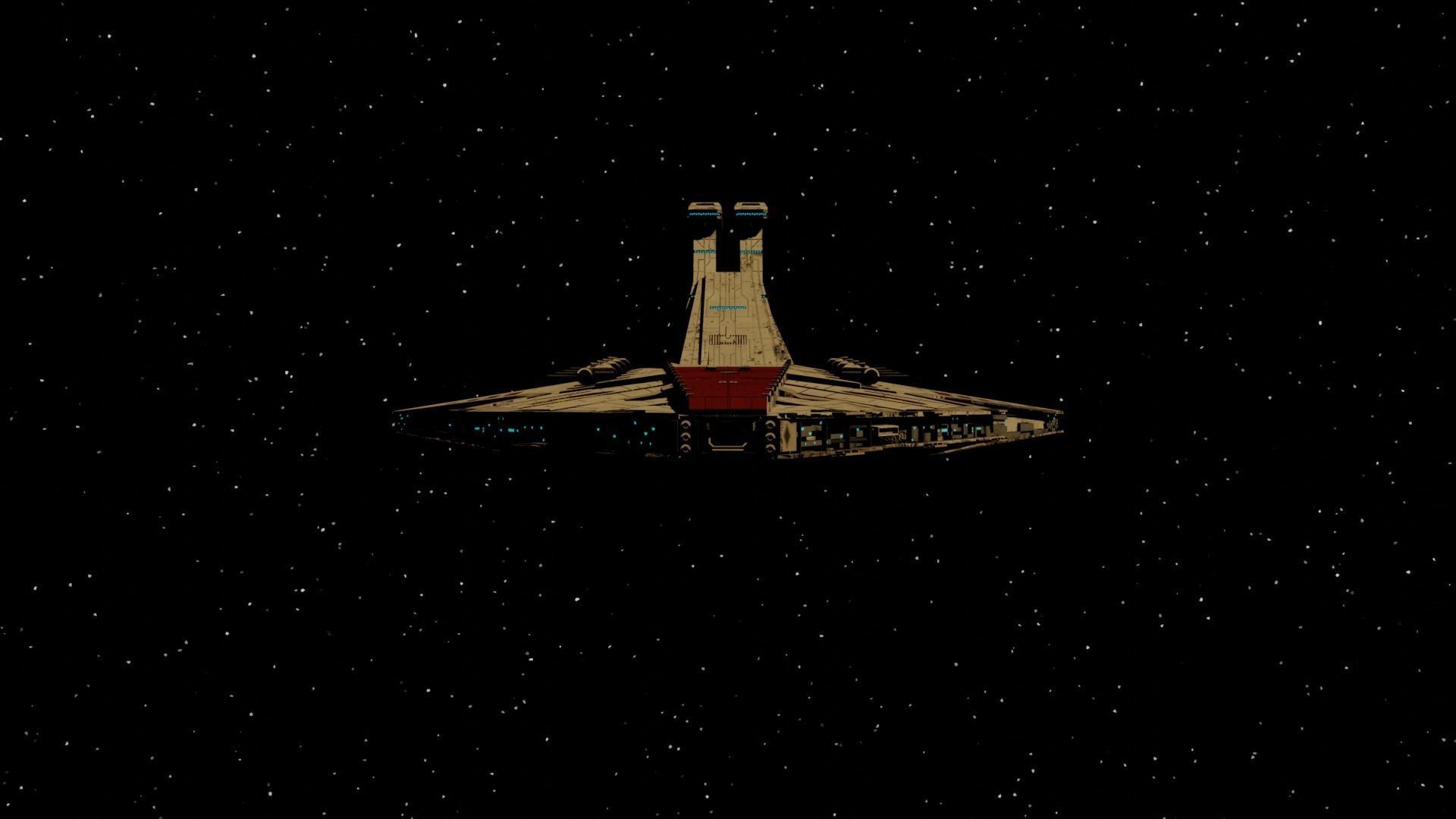 Venator Class Star Destroyer 3D model_2