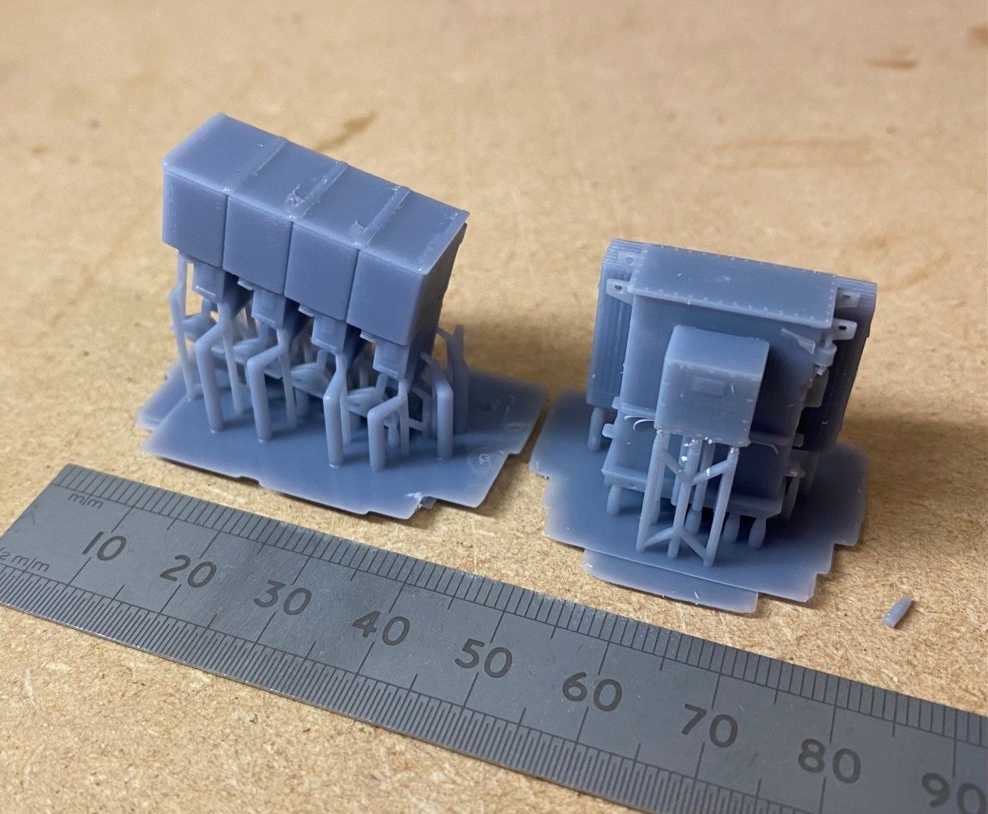Model Railway Industrial Electrical Sub Station Transformers 3D print model_6