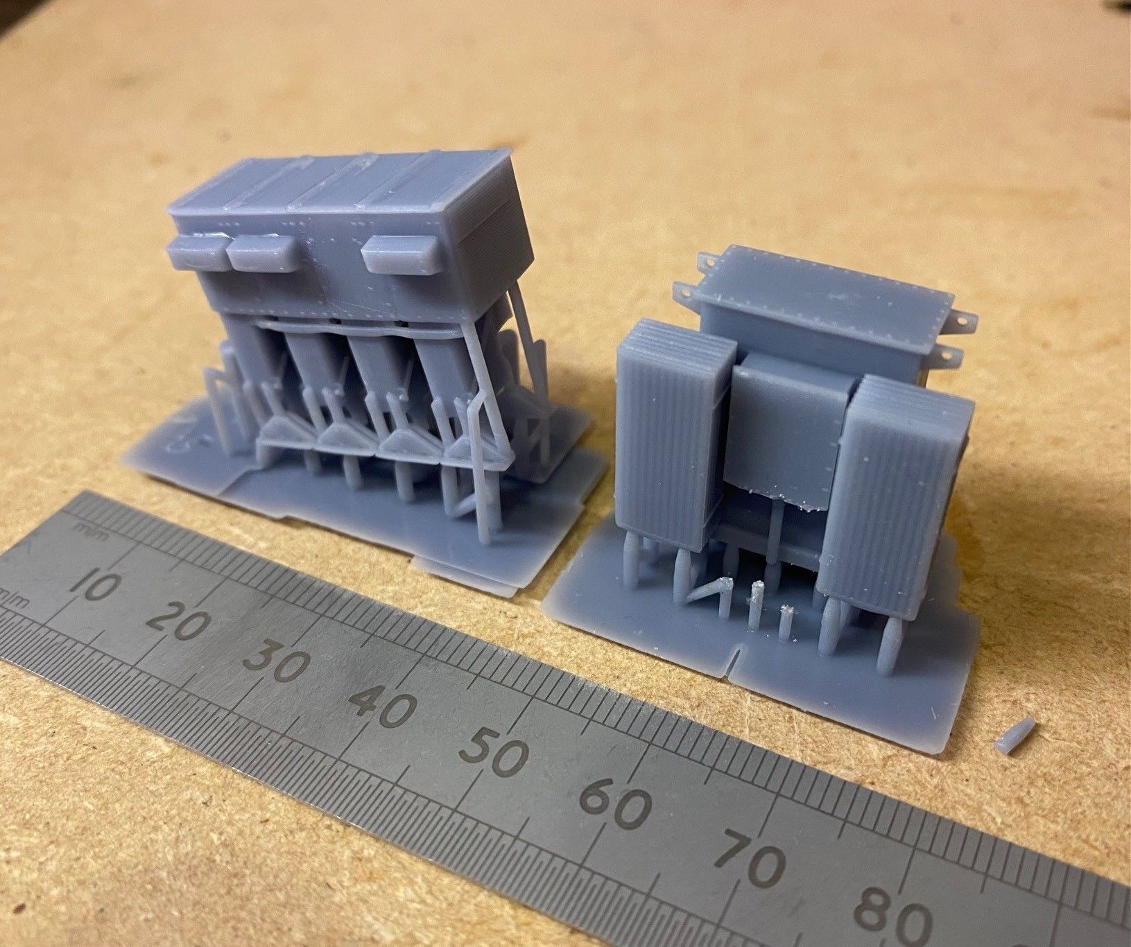 Model Railway Industrial Electrical Sub Station Transformers 3D print model_5