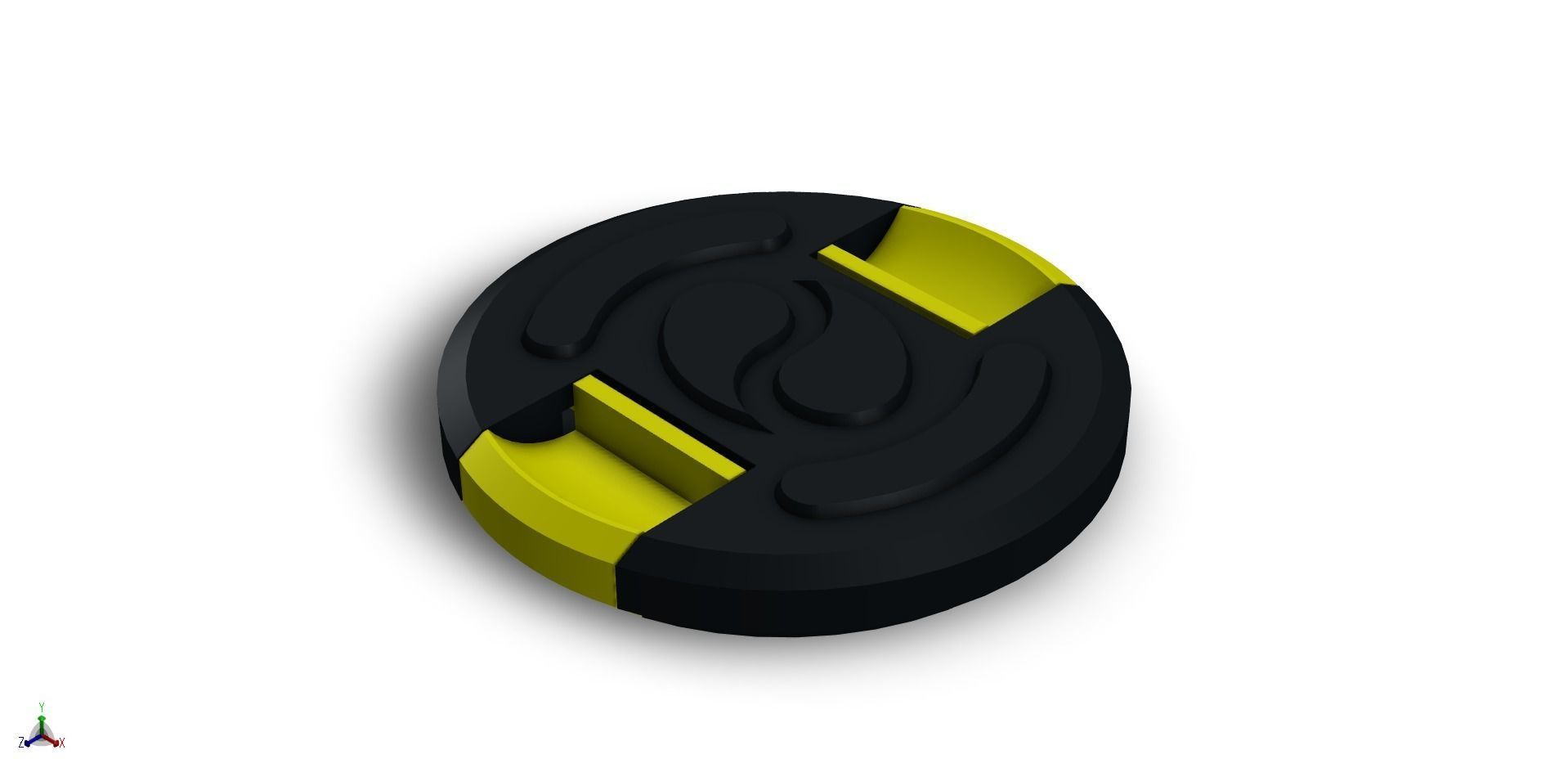 Lens Cap - 58mm Filter Size 3D print model_1