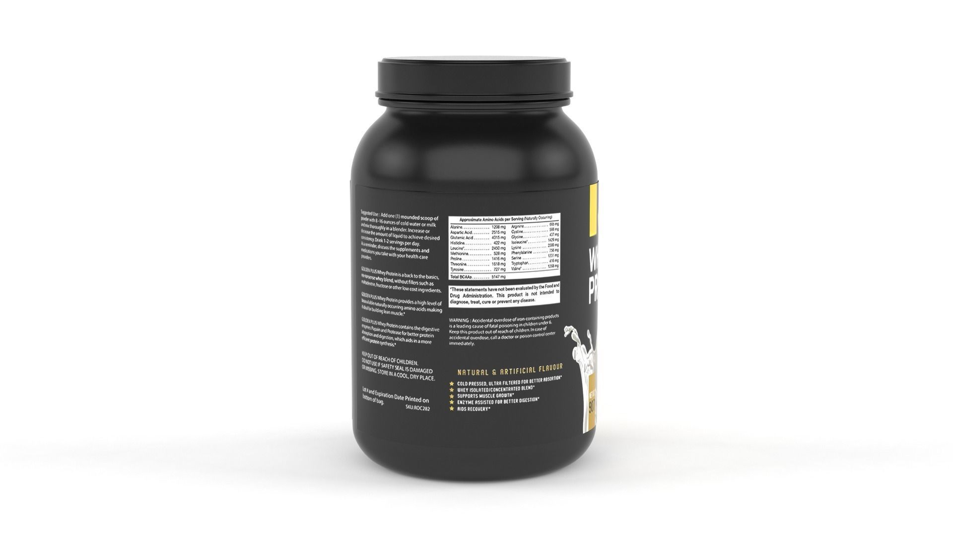 Protein Powders 3D model_2
