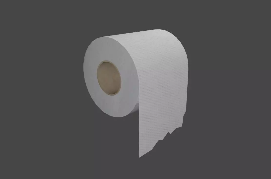 Toilet Paper - Papel Higienico Low-poly 3D model