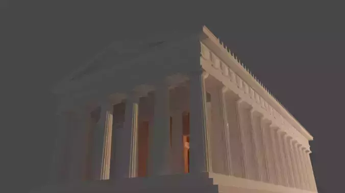  Temple of Hephaestus from Athens 3D model