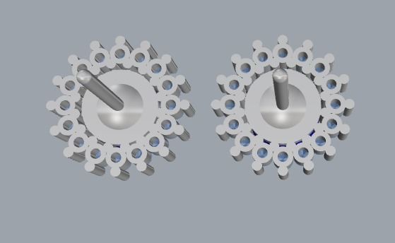 Combo Set Of Two Earrings 3D print model_9