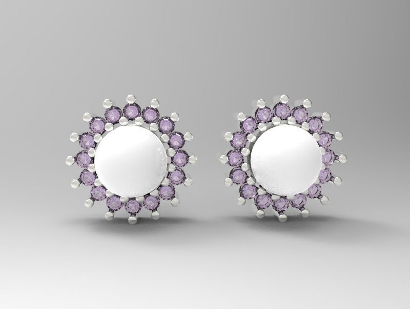 Combo Set Of Two Earrings 3D print model_2