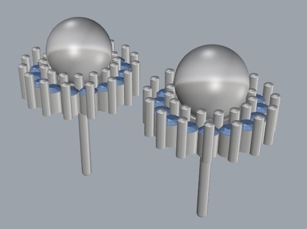 Combo Set Of Two Earrings 3D print model_11