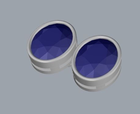 Combo Set Of Two Earrings 3D print model_14