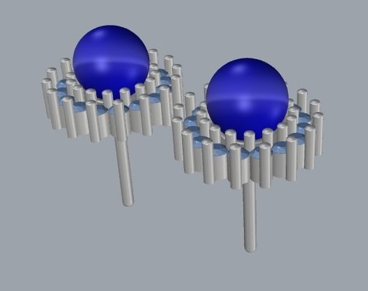 Combo Set Of Two Earrings 3D print model_7