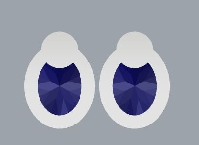 Combo Set Of Two Earrings 3D print model_24