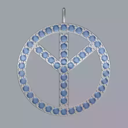 Combo Set Of Five Pendants Digital Cad Files with Stl format 3D print model