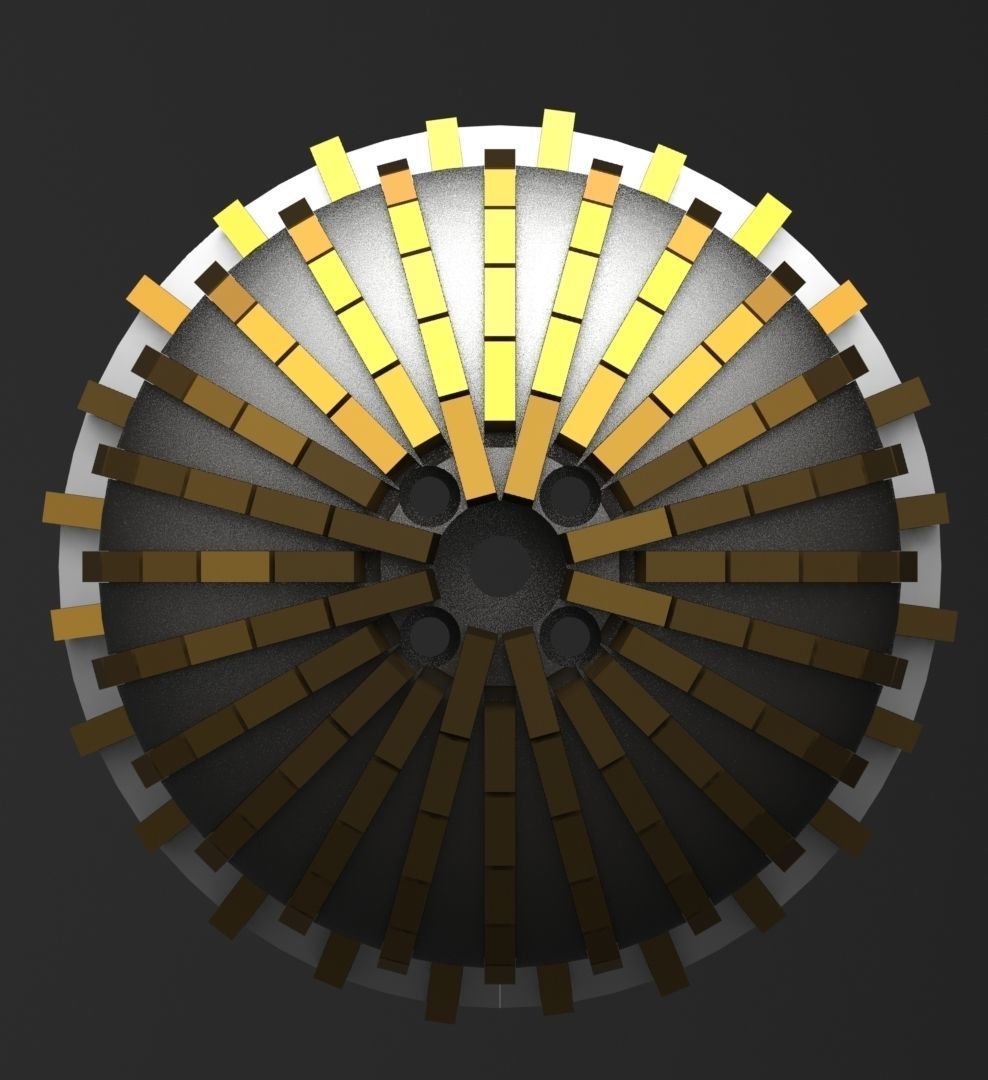 Antenna module housing during the study of Saturn rings Low-poly 3D model_2