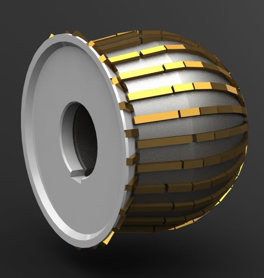 Antenna module housing during the study of Saturn rings Low-poly 3D model_3