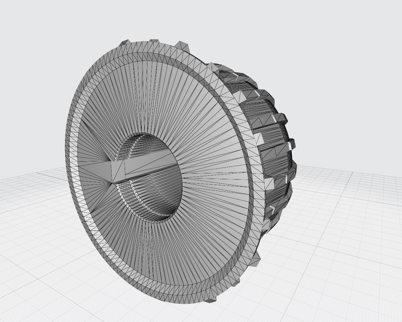 Antenna module housing during the study of Saturn rings Low-poly 3D model_6