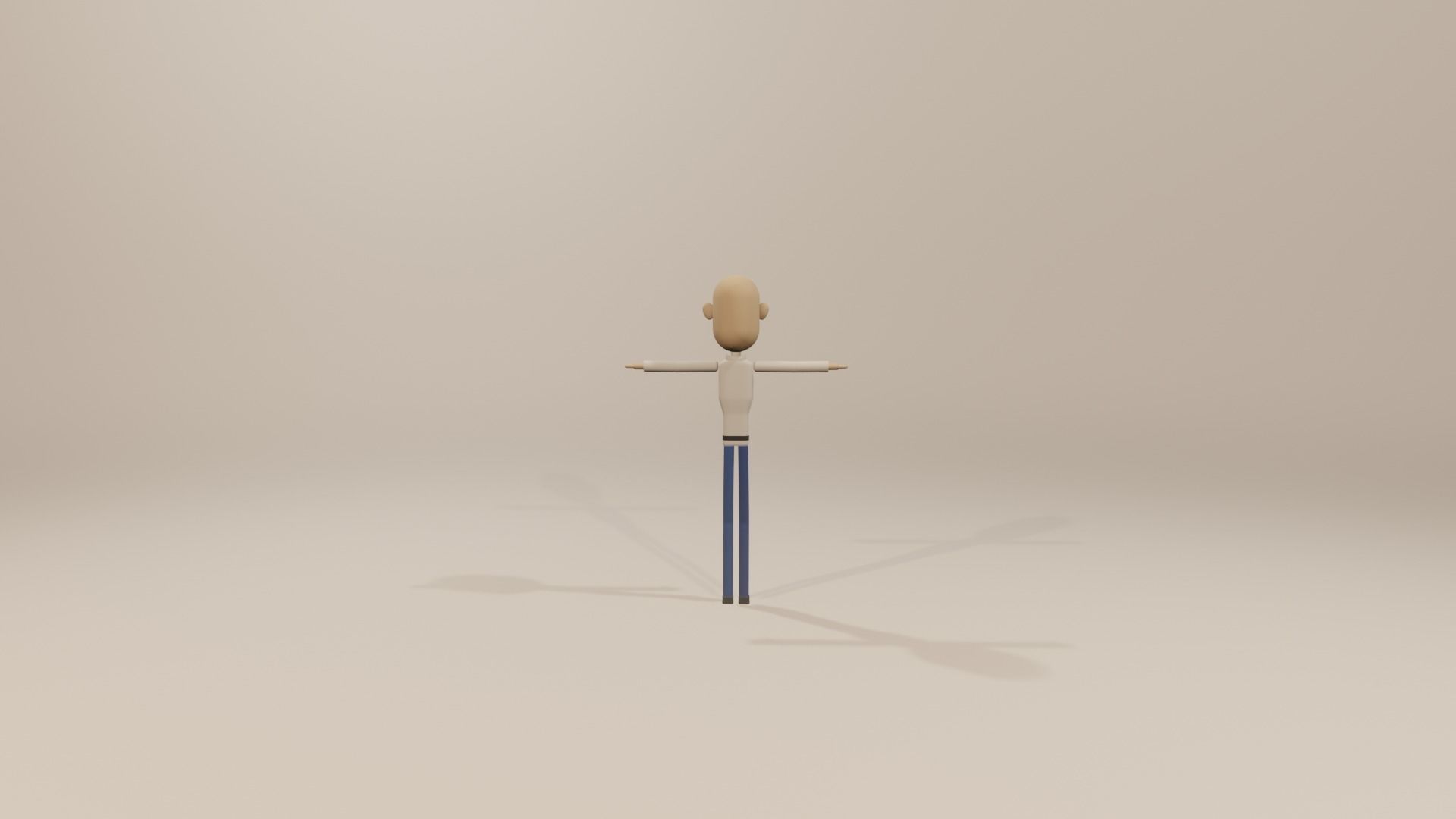 Cartoon style Blender characters Low-poly 3D model_11