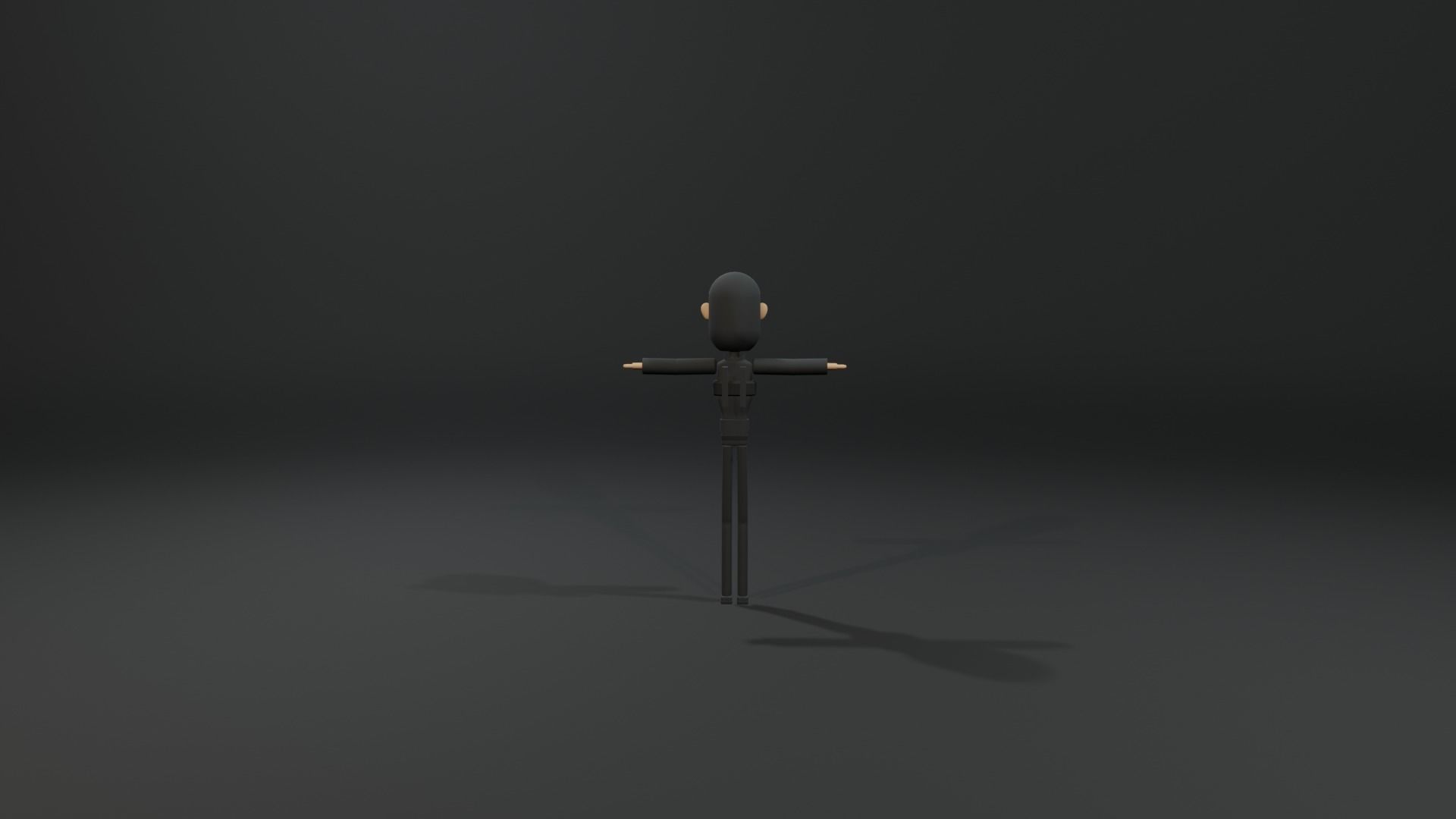 Cartoon style Blender characters Low-poly 3D model_9