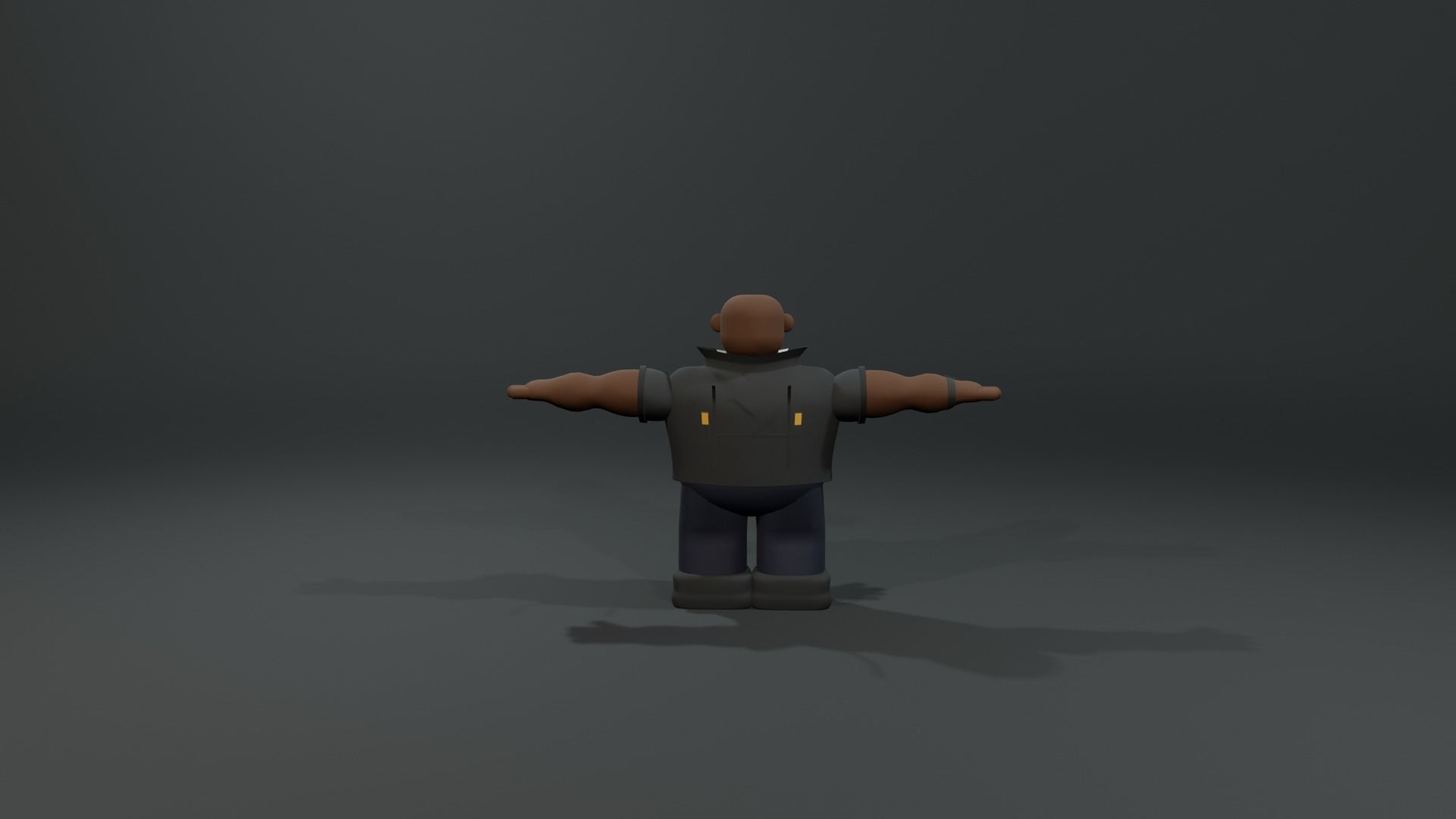 Cartoon style Blender characters Low-poly 3D model_27