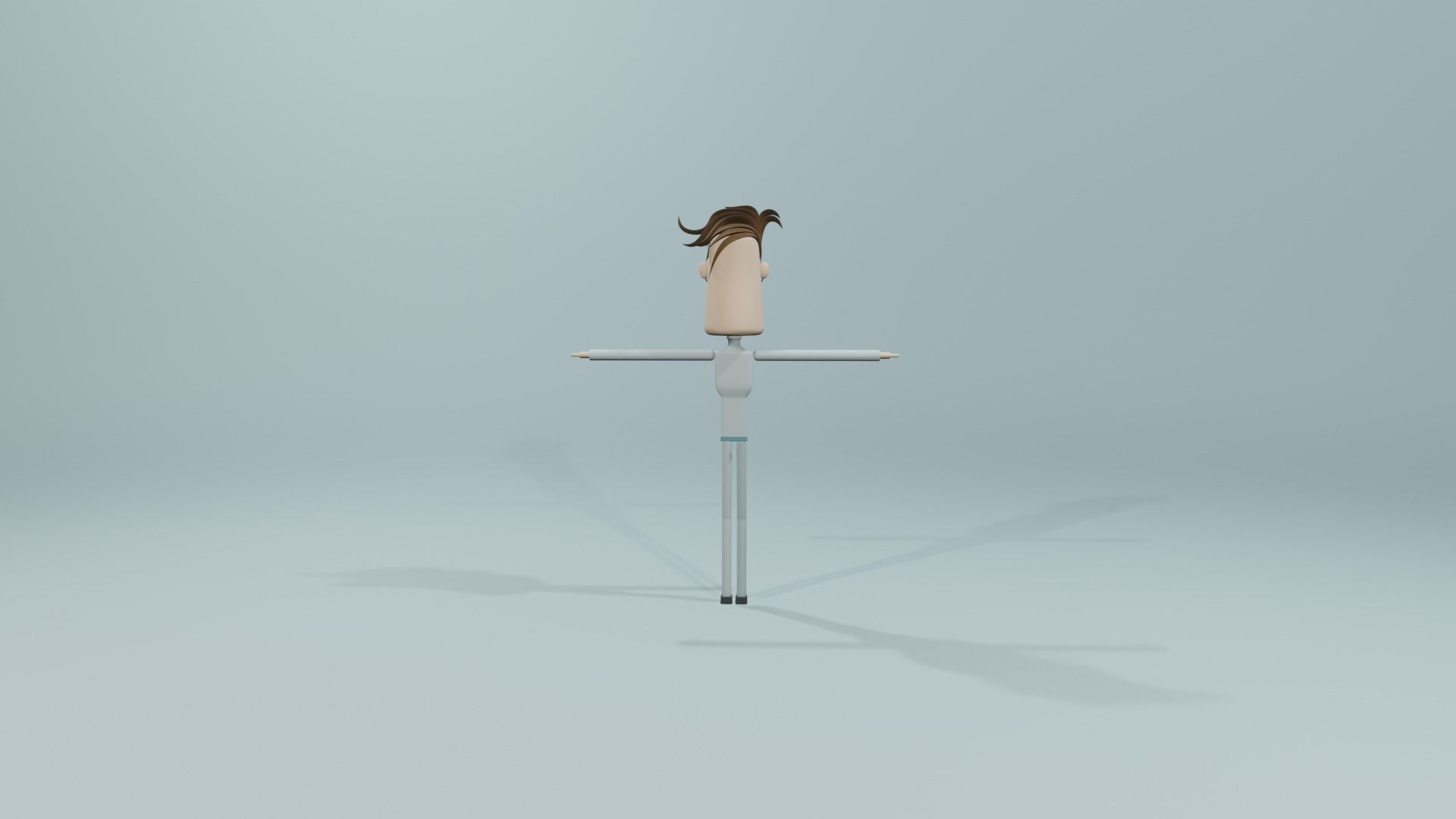 Cartoon style Blender characters Low-poly 3D model_5